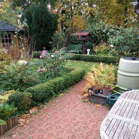 Ruhige, Gemuetliche 1-Zimmer Gartenwohnung Fuer 2 Erwachsene Lubeck Exterior photo